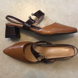 BNWOT Slingback Square Block Heels
